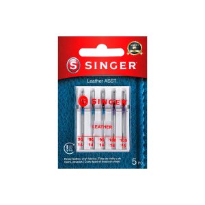 Singer Agujas para Cuero Tamaño 90/14, 100/16  5 Unidades